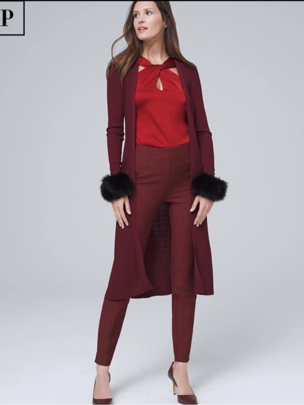 NWT WHBM Comfort Stretch Skinny Ankle Pant